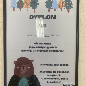 Dyplom dla przedszkola