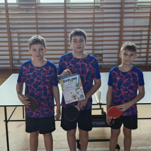 Nasi zawodnicy  z męskiej drużyny 