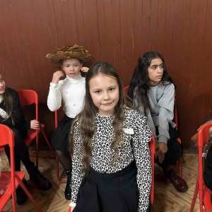 Liliana chwilę przed występem 