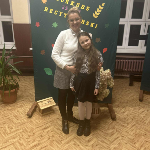 Liliana ze swoją wychowawczynią