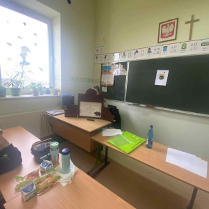 Pani Asia czyta legendę o rawickim niedźwiadku 