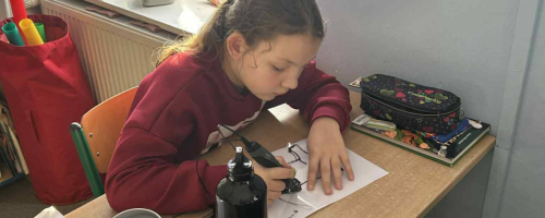 Praca z długopisami 3D w klasie III