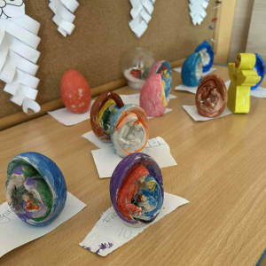 Odlewy wykonane przez uczniów w klasie II