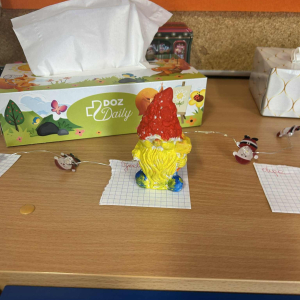 Odlewy wykonane przez uczniów w klasie III