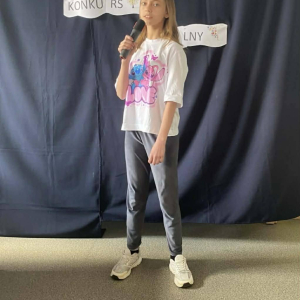 Marta podczas wystęou