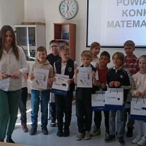 Ksawery odbierający nagrody