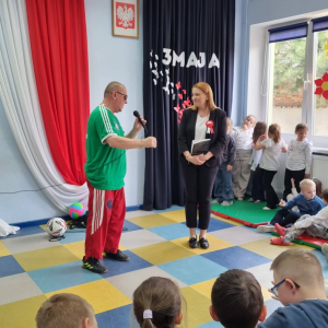 Nasz gość z panią Dyrektor