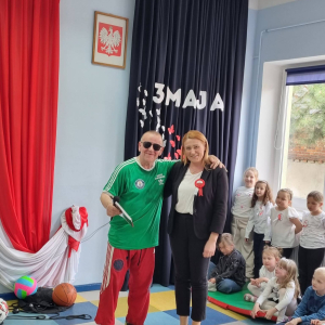 Nasz gość z panią Dyrektor