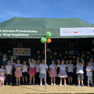 Przedszkolaki podczas występu